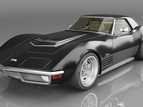 1970 Chevrolet Corvette ZR-1 C3 Modello 3D
