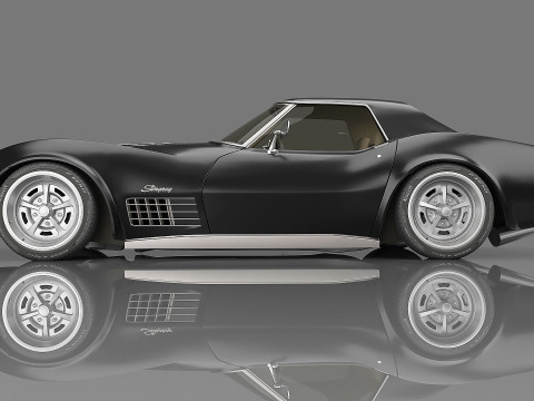 1970 Chevrolet Corvette ZR-1 C3 3D Modell