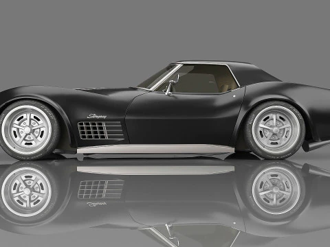 1970 Chevrolet Corvette ZR-1 C3 3D Model