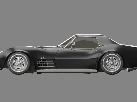 1970 Chevrolet Corvette ZR-1 C3 3D Model