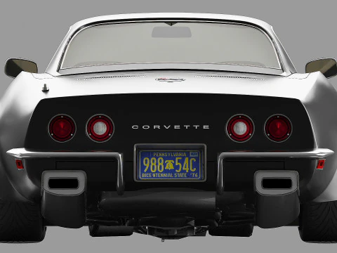 1970 Chevrolet Corvette ZR-1 C3 3D Model