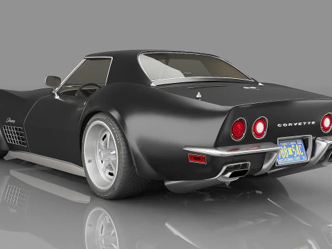 1970 Chevrolet Corvette ZR-1 C3 3D Model