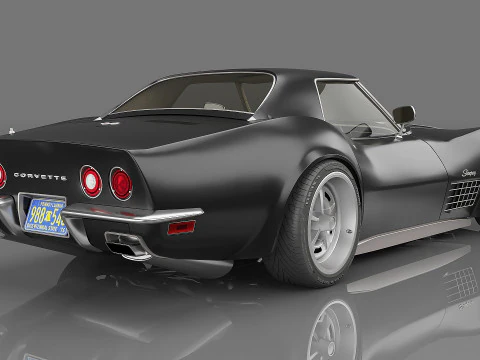 1970 Chevrolet Corvette ZR-1 C3 3D Model