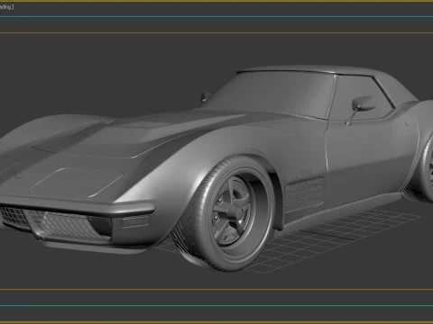 1970 Chevrolet Corvette ZR-1 C3 3D Model