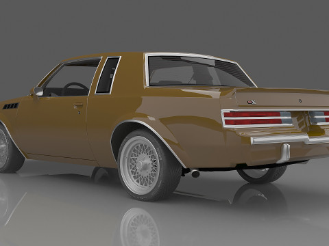 1987 Buick Regal Gnx Model 3D