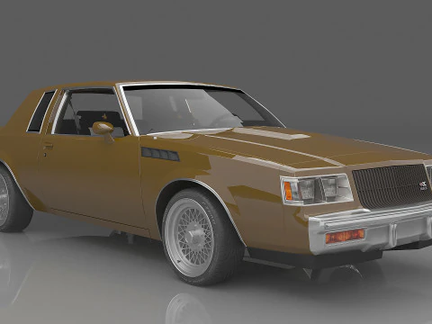 1987 Buick Regal Gnx 3D Model
