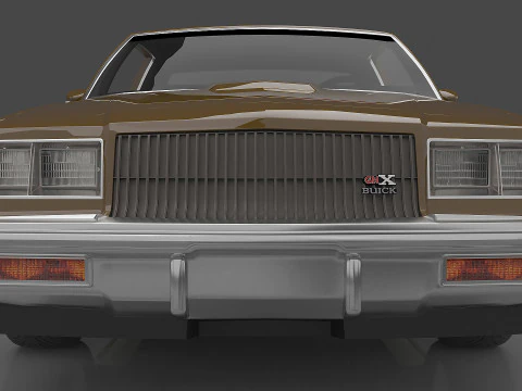 1987 Buick Regal Gnx 3D Model