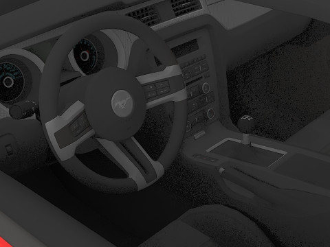 2013 Mustang Boss 302 Modello 3D
