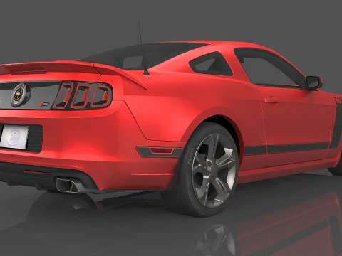 2013 Mustang Boss 302 3D Model