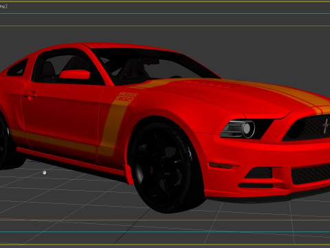 2013 Mustang Boss 302 Modello 3D