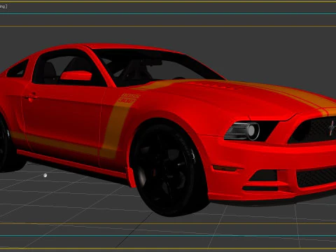 2013 Mustang Boss 302 3D Model