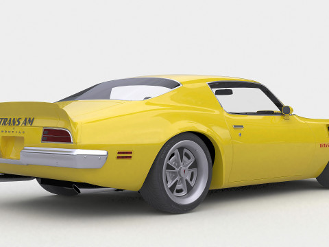 1973 Pontiac Firebird Trans Am 2 3D Model