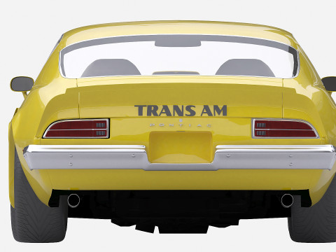 1973 Pontiac Firebird Trans Am 2 3D Model
