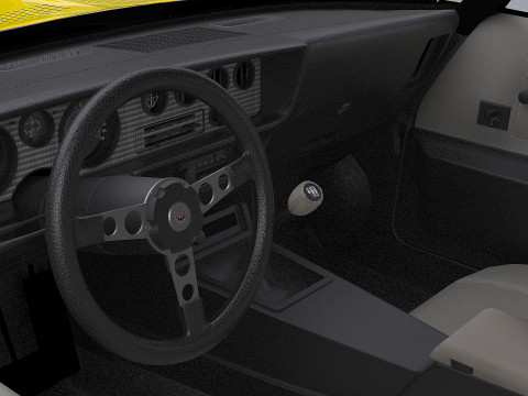 1973 Pontiac Firebird Trans Am 2 3D Model