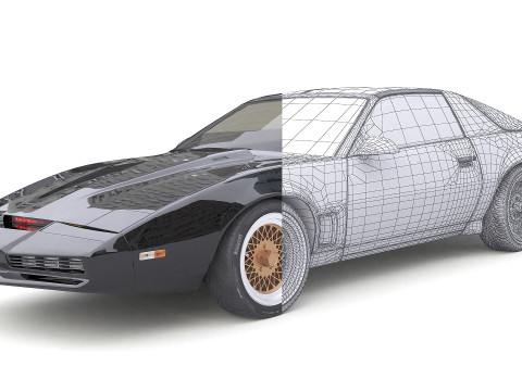 Knight Rider Modello 3D