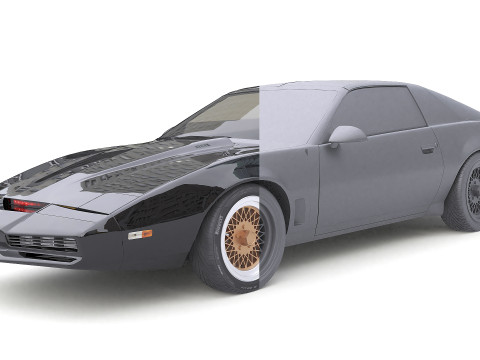 Knight Rider Modello 3D