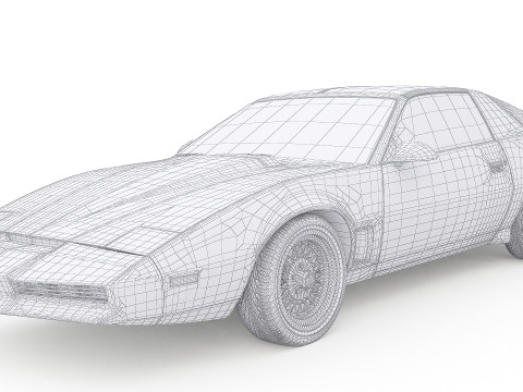 Knight Rider Modello 3D