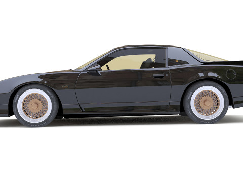 1987 Pontiac Firebird Trans Am GTA 3D 模型