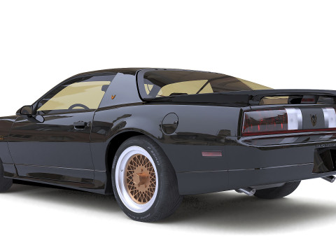 1987 Pontiac Firebird Trans Am GTA 3D 模型