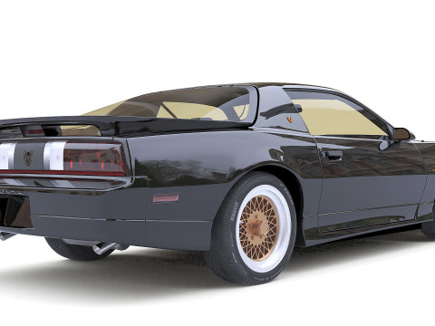 1987 Pontiac Firebird Trans Am GTA 3D 模型