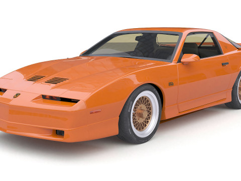1987 Pontiac Firebird Trans Am GTA 3D 模型