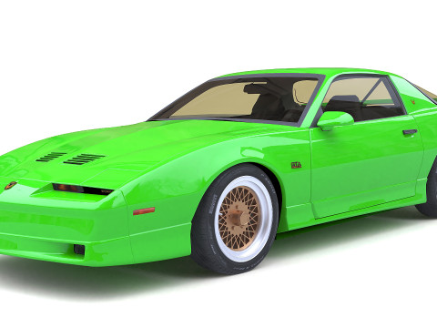 1987 Pontiac Firebird Trans Am GTA 3D 模型
