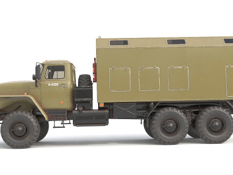 Military Transporter Jeep 3Dモデル