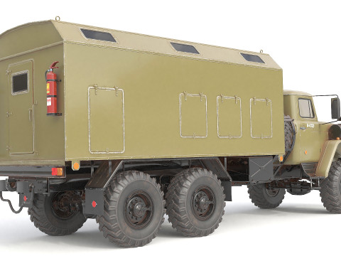 Military Transporter Jeep 3Dモデル