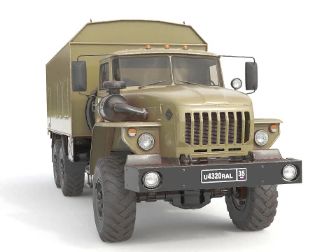 Military Transporter Jeep 3D Model