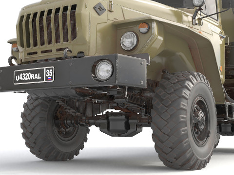 Military Transporter Jeep 3Dモデル