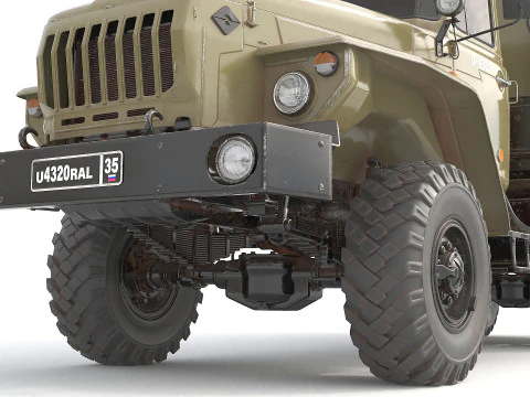 Military Transporter Jeep 3D Model
