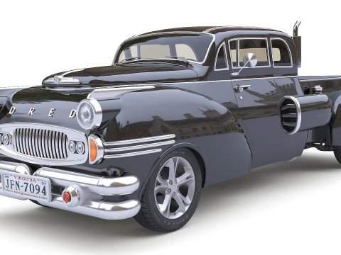 Dred Retro Pickup 3D 모델