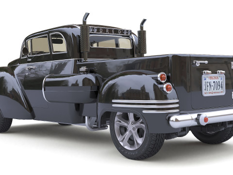 Dred Retro Pickup 3D 모델