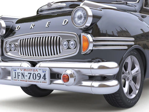 Dred Retro Pickup 3D Model
