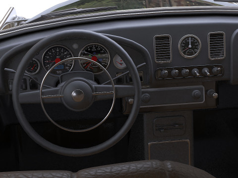 Dred Retro Pickup 3D 모델