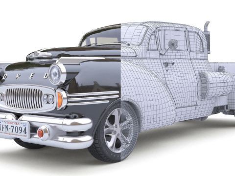 Dred Retro Pickup 3D 모델