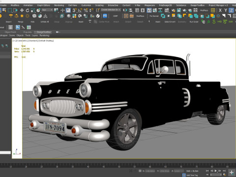 Dred Retro Pickup 3D 모델