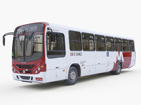 VOLKSWAGEN MARCOPOLO TORINO BUS Model 3D