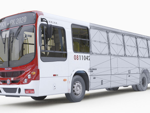 VOLKSWAGEN MARCOPOLO TORINO BUS 3D Model