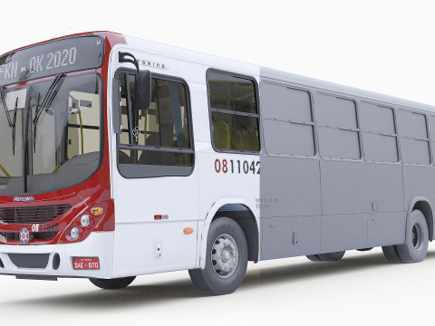 VOLKSWAGEN MARCOPOLO TORINO BUS 3D Model