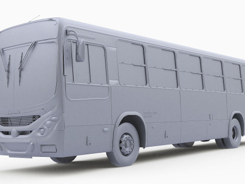 VOLKSWAGEN MARCOPOLO TORINO BUS 3D Model