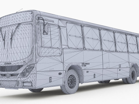 VOLKSWAGEN MARCOPOLO TORINO BUS 3D Model
