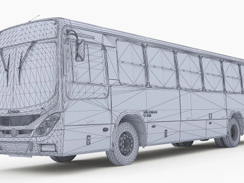 VOLKSWAGEN MARCOPOLO TORINO BUS 3D Model