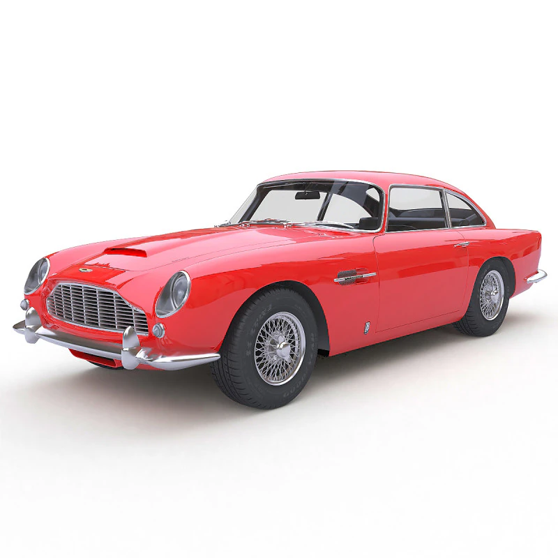 1964 Aston Martin DB5 Vantage 3D Модель .c4d .max .obj .3ds .fbx .stl .blend 