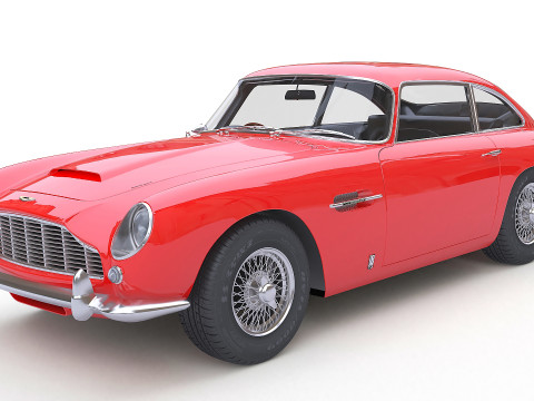 1964 Aston Martin DB5 Vantage 3D Модель