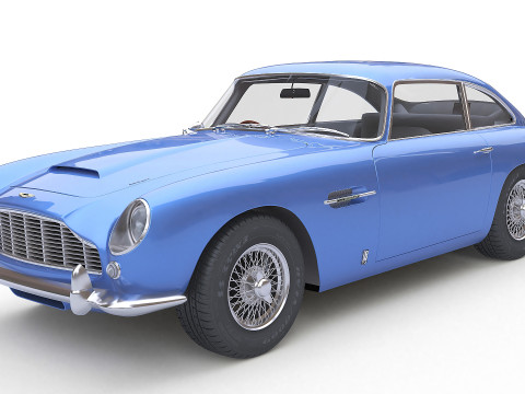 1964 Aston Martin DB5 Vantage 3D Модель