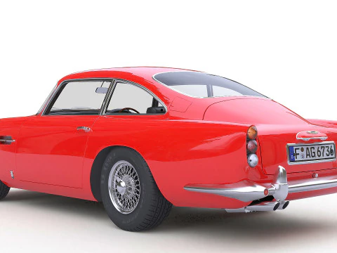 1964 Aston Martin DB5 Vantage 3D Модель