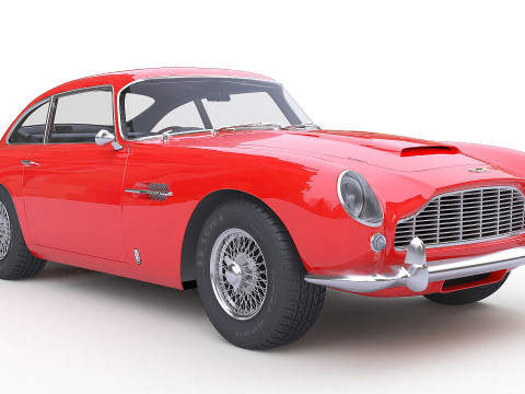 1964 Aston Martin DB5 Vantage 3D Модель