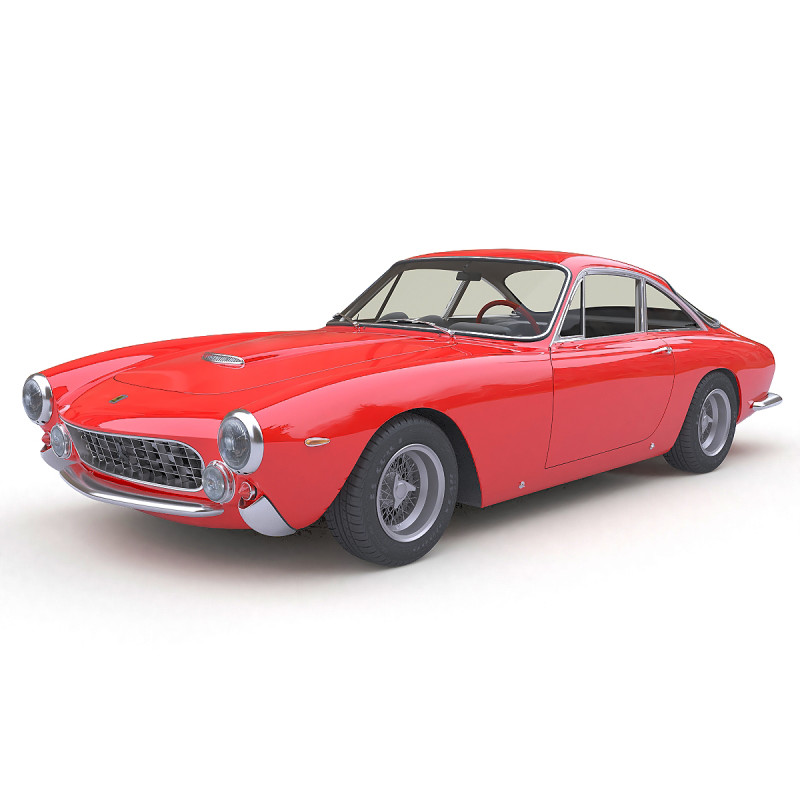 1962 Ferrari 250 GT Berlinetta Lusso 3Dモデル .c4d .max .obj .3ds .fbx .stl .blend