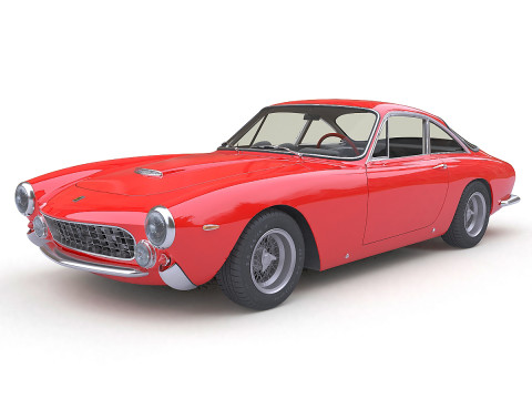 1962 Ferrari 250 GT Berlinetta Lusso 3D Model